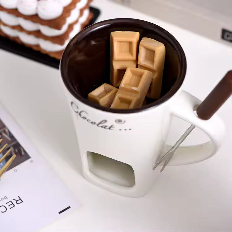 Fondue Pot for Melt-Your-Own Chocolate