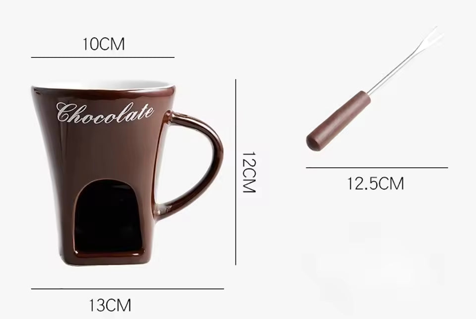 Fondue Pot for Melt-Your-Own Chocolate