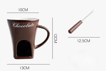 Fondue Pot for Melt-Your-Own Chocolate
